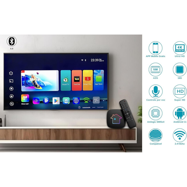 TV Box H8 Brasil 2025 | Brazil Channels