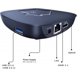 2025 H8 Box Brazil TV New Version Brazilian Brasil Comes with 2.4GHz 5GHz WiFi 4K UHD Bluetooth 5.0 Free Priority Shipping